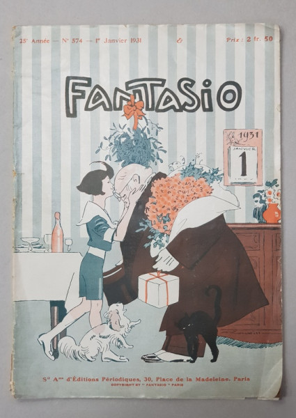 FANTASIO - MAGAZINE GAI , NO. 574  , 1 er JANVIER  ,  1931