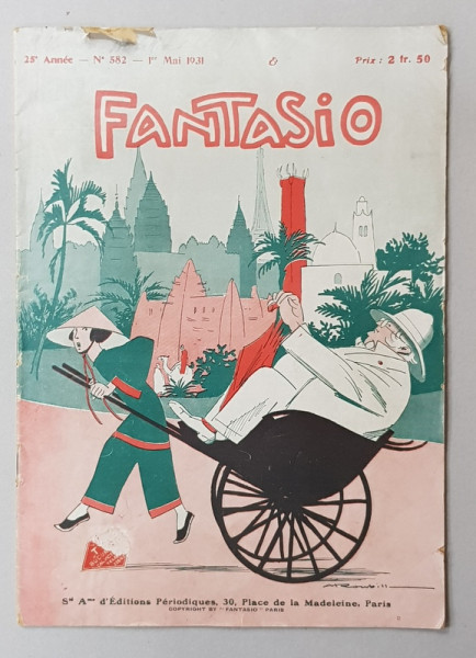 FANTASIO - MAGAZINE GAI , NO. 582 , 1 er MAI ,  1931