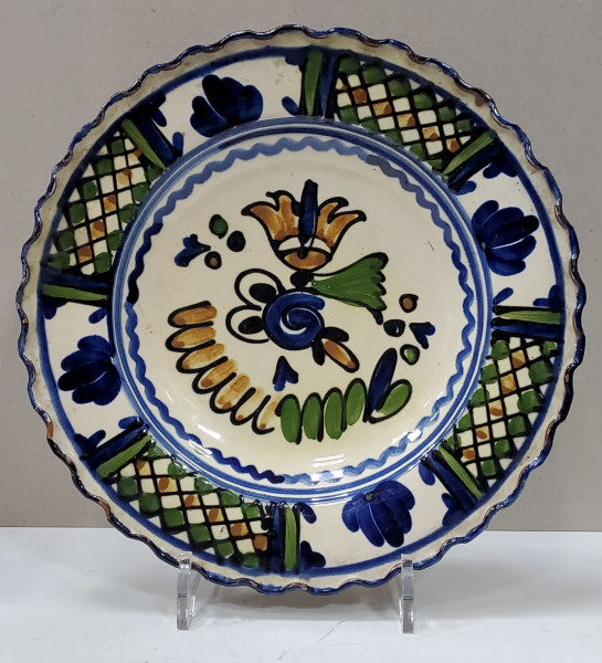 Farfurie decorativa din ceramica, Secol 20