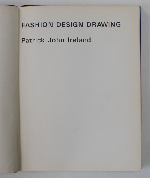 FASHION DESIGN DRAWING by PATRICK JOHN  IRELAND , 1971