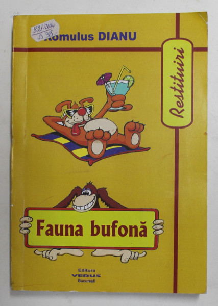 FAUNA BUFONA de ROMULUS DIANU , 2008