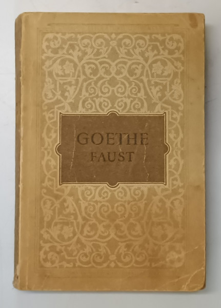 FAUST de GOETHE , 1955 *MINIMA UZURA