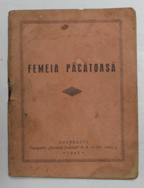 FEMEIA PACATOASA , 1945