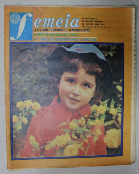FEMEIA , REVISTA EDITATA DE CONSILIUL NATIONAL AL FEMEILOR , NR. 6 , 1983