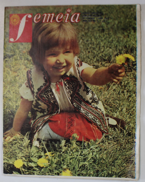 FEMEIA , REVISTA EDITATA DE CONSILIUL NATIONAL AL FEMEILOR , NUMARUL 6 , ANUL XXX , IUNIE , 1977