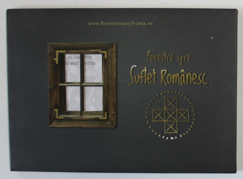 FERESTRE SPRE SUFLET ROMANESC / INSIGHTS INTO THE ROMANIAN SOUL , PLIC CU 9 CARTI POSTALE ILUSTRATE , ANII '2000