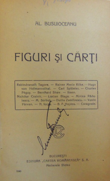 FIGURI SI CARTI de AL. BUSUIOCEANU