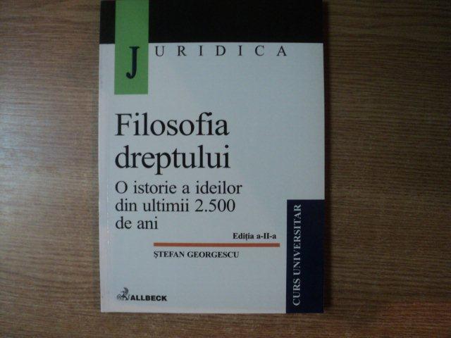 FILOSOFIA DREPTULUI ED. a II a de STEFAN GEORGESCU