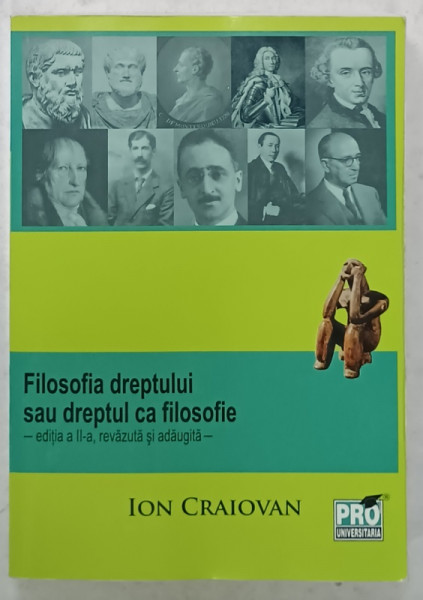 FILOSOFIA DREPTULUI SAU DREPTUL CA FILOSOFIE de ION CRAIOVAN , 2019