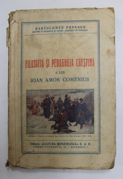 FILOSOFIA SI PEDAGOGIA CRESTINA A LUI IOAN AMOS COMENIUS de BARTOLOMEU POPESCU