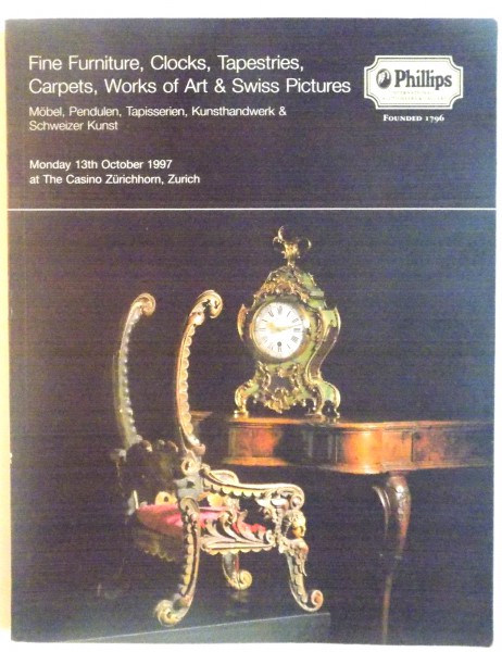 FINE FURNITURE, CLOCKS, TAPESTRIES, CARPETS, WORKS OF ART AND SWISS PICTURES, 1997