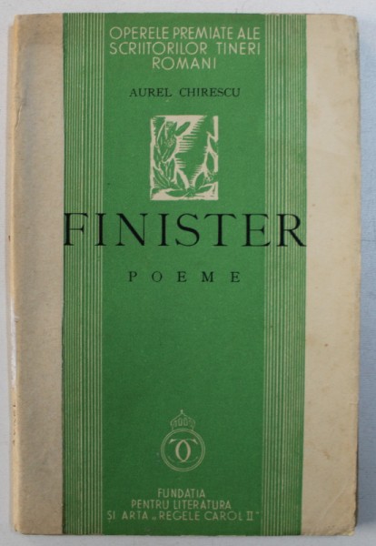 FINISTER - poeme de AUREL CHIRESCU , 1939