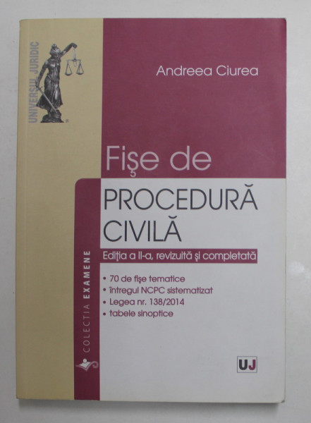 FISE DE PROCEDURA CIVILA de ANDREEA CIUREA , 2015