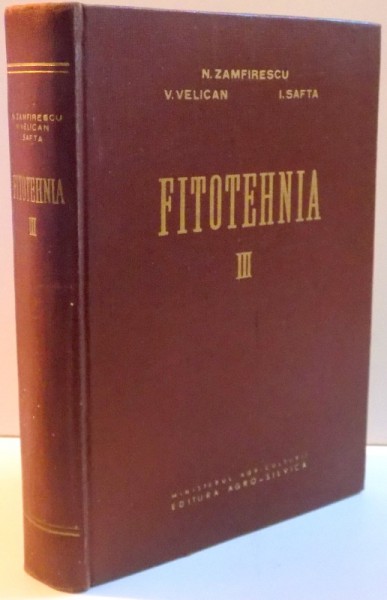 FITOTEHNIA , VOL III , 1960