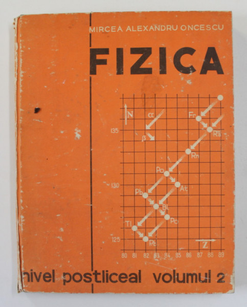 FIZICA - NIVEL POSTLICEAL , VOLUMUL II de MIRCEA ALEXANDRU ONCESCU , 1975