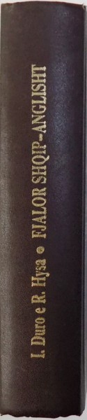 FJALOR SHQIP - ANGLISHT / ALBANIAN  - ENGLISH DICTIONARY by ILO DURO & RAMAZAN HYSA , 1988