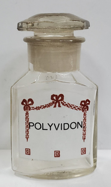 Flacon din sticla pentru farmacie, POLYVIDON