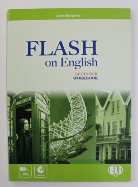 FLASH ON ENGLISH - BEGINNER WORKBOOK by JENNIE HUMPHRIES , 2015, CONTINE CD AUDIO *