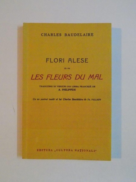 FLORI ALESE DIN LES FLEURS DU MAL de CHARLES BAUDELAIRE , 2010