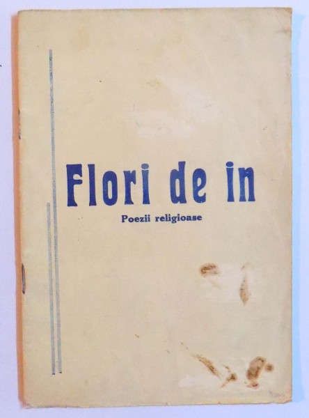 FLORI DE IN , POEZII RELIGIOASE