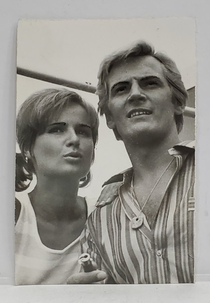 FLORIN PIERSIC IN TIMPUL FILMARII , FILMUL ' FRUMOASELE VACANTE ' , FOTOGRAFIE , 1967