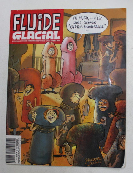 FLUIDE GLACIALE - LE JOURNAL D 'UMOR et BANDESSINEES , NO. 509 , OCTOBRE  ,  2018 , 18 + !