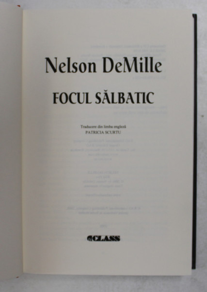 FOCUL SALBATIC de NELSON DEMILLE , 2008