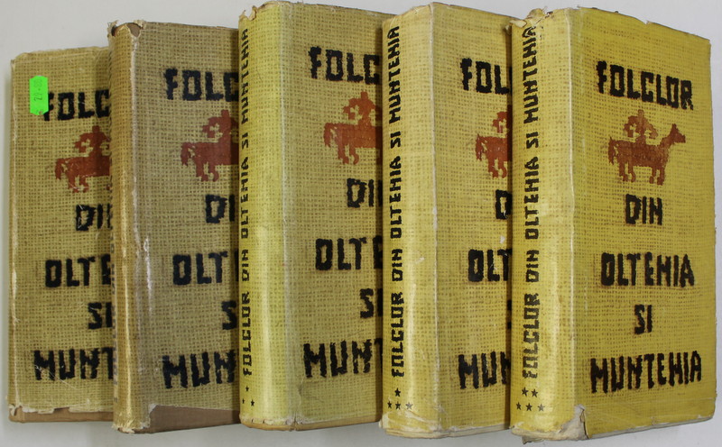 FOLCLOR DIN OLTENIA SI MUNTENIA VOL I , II , III , IV , V , 1967