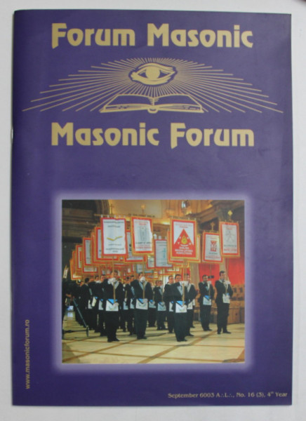 FORUM MASONIC , REVISTA MASONICA , 2003