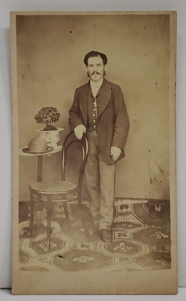 FOTOGRAF CH.R. RULKE , CRAIOVA , DOMN IN STUDIO , FOTOGRAFIE C.D.V. , SFARSITUL SEC. XIX