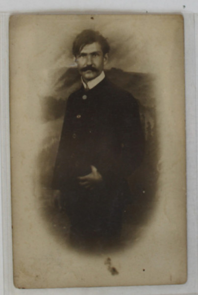 FOTOGRAFIA PICTORULUI  STAVRU TARASOV  , CARTE POSTALA EXPEDIATA CATRE PICTORUL STEFAN DIMITRESCU , 1907