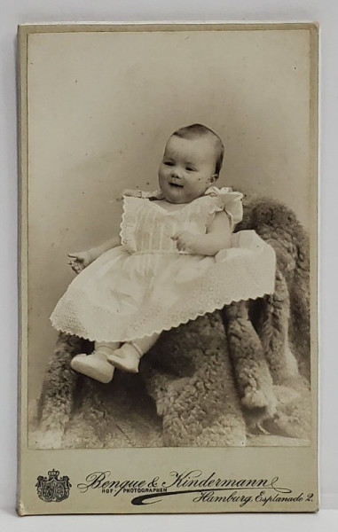 FOTOGRAFIE C.D.V. , STUDIO BENQUE und KINDERMANN , HAMBURG , CCA. 1900