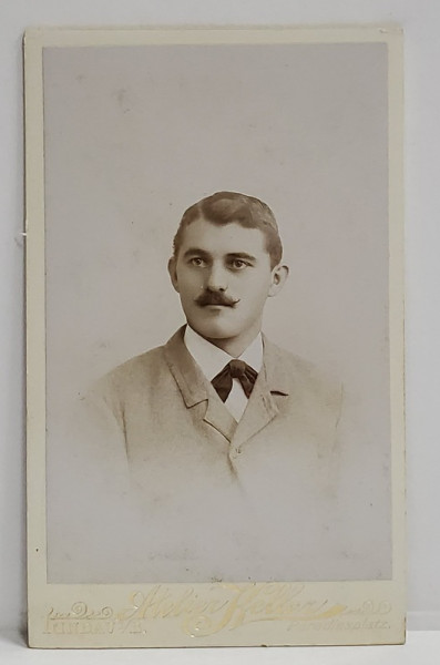 FOTOGRAFIE C.D.V. , STUDIO KELLER , LINDAU , TANAR CU MUSTATA , CCA. 1900