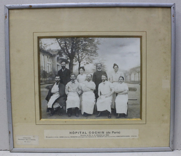 FOTOGRAFIE GRUP DE MEDICI PARIS 1903