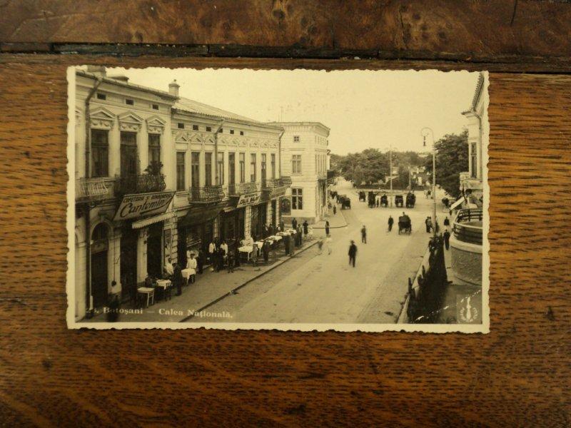 Fotografie originala Botosani, Calea nationala 1937