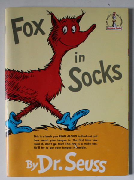 FOX IN SOCKS by Dr. SEUSS , BEGINNER BOOKS , 1998