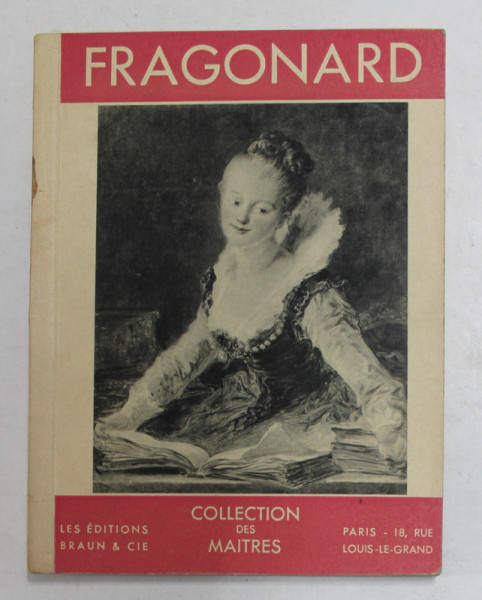FRAGONARD 1722 - 1806 par  JEAN VILLAIN , 1949