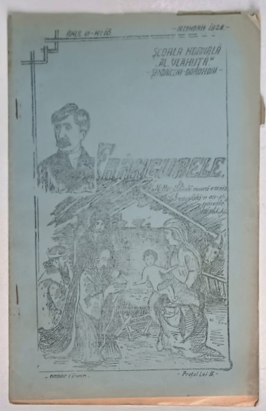FRANGURELE , REVISTA SCOLII AL. VLAHUTA SENDRICENI , DOROHOIU , ANUL III , NUMARUL 16 , DECEMBRIE , 1928