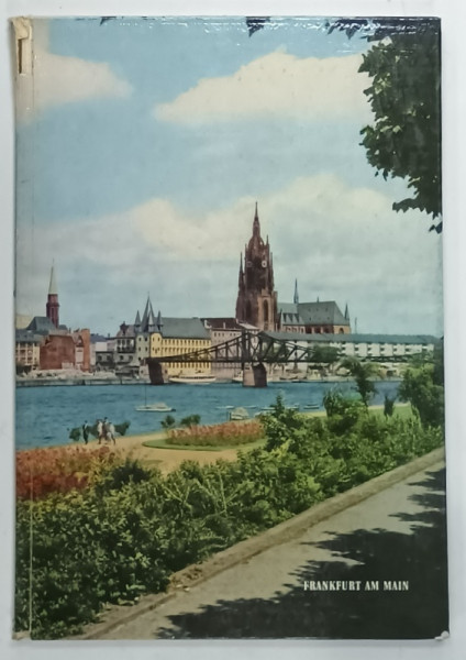 FRANKFURT AM MAIN , 80 BILDER , ALBUM CU TEXT IN LIMBA GERMANA , 1964
