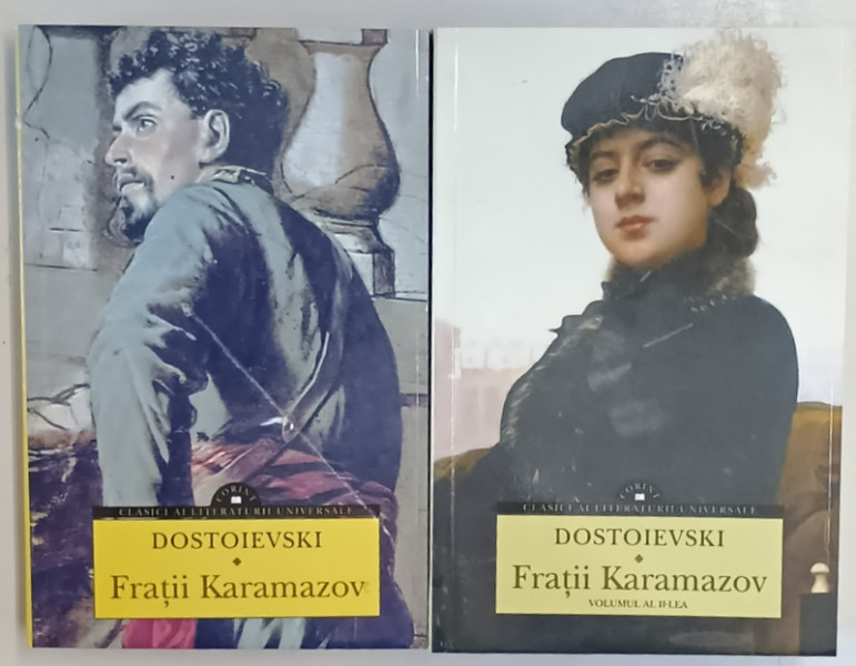 FRATII KARAMAZOV , VOLUMELE I - II de DOSTOIEVSKI , 2014 *MICI DEFECTE