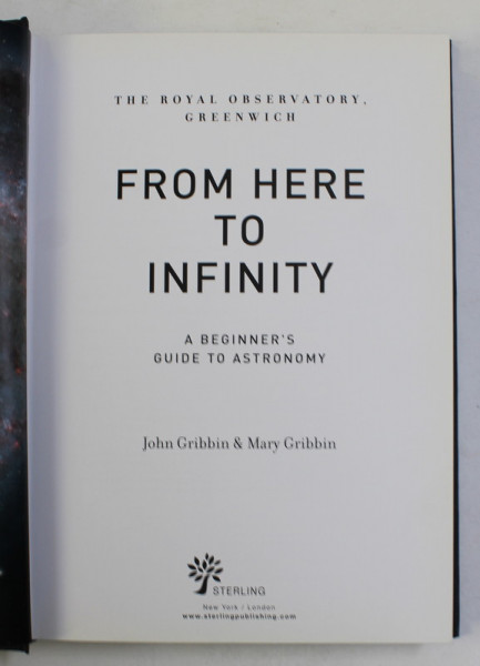 FROM HERE TO INFINITY by JOHN GRIBBIN & MARY GRIBBIN , 2008