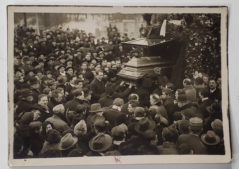 FUNERARIILE LUI CONSTANTIN MILLE , FOTOGRAFIE , 1927