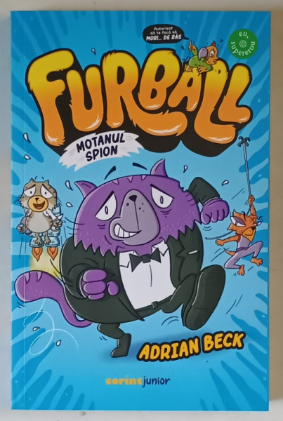 FURBALL , MOTANUL SPION , ilustratii de ADRIAN BECK , 2025