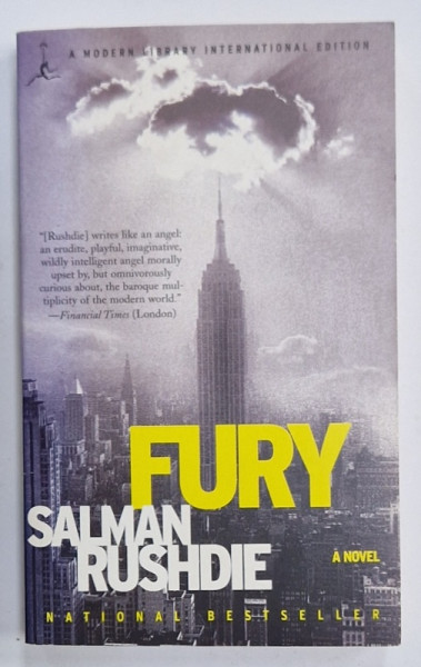 FURY , A NOVEL by SALMAN RUSHDIE , 2001
