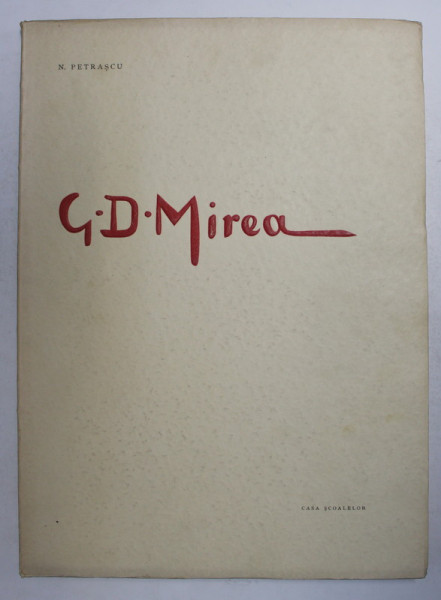 G. D. Mirea - de N. Petraşcu