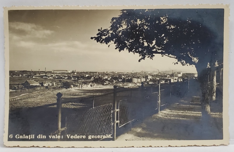 GALATII DIN VALE, VEDERE GENERALA , CARTE POSTALA , 1942