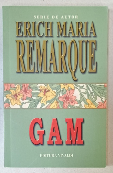 GAM de ERICH MARIA  REMARQUE , 2016