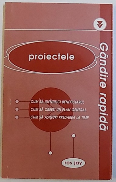 GANDIRE RAPIDA: PROIECTELE de ROS JAY, 2002