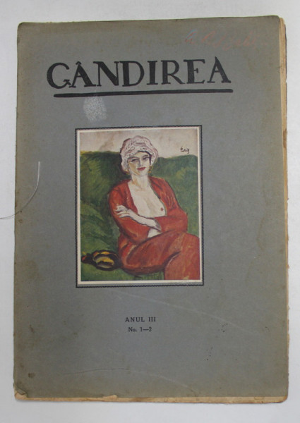 GANDIREA , ANUL  III  , NR. 1 - 2  , 5 SI 20 MAI , 1923