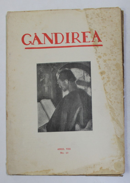 GANDIREA , ANUL VIII , NR. 10 , OCTOMBRIE , 1928